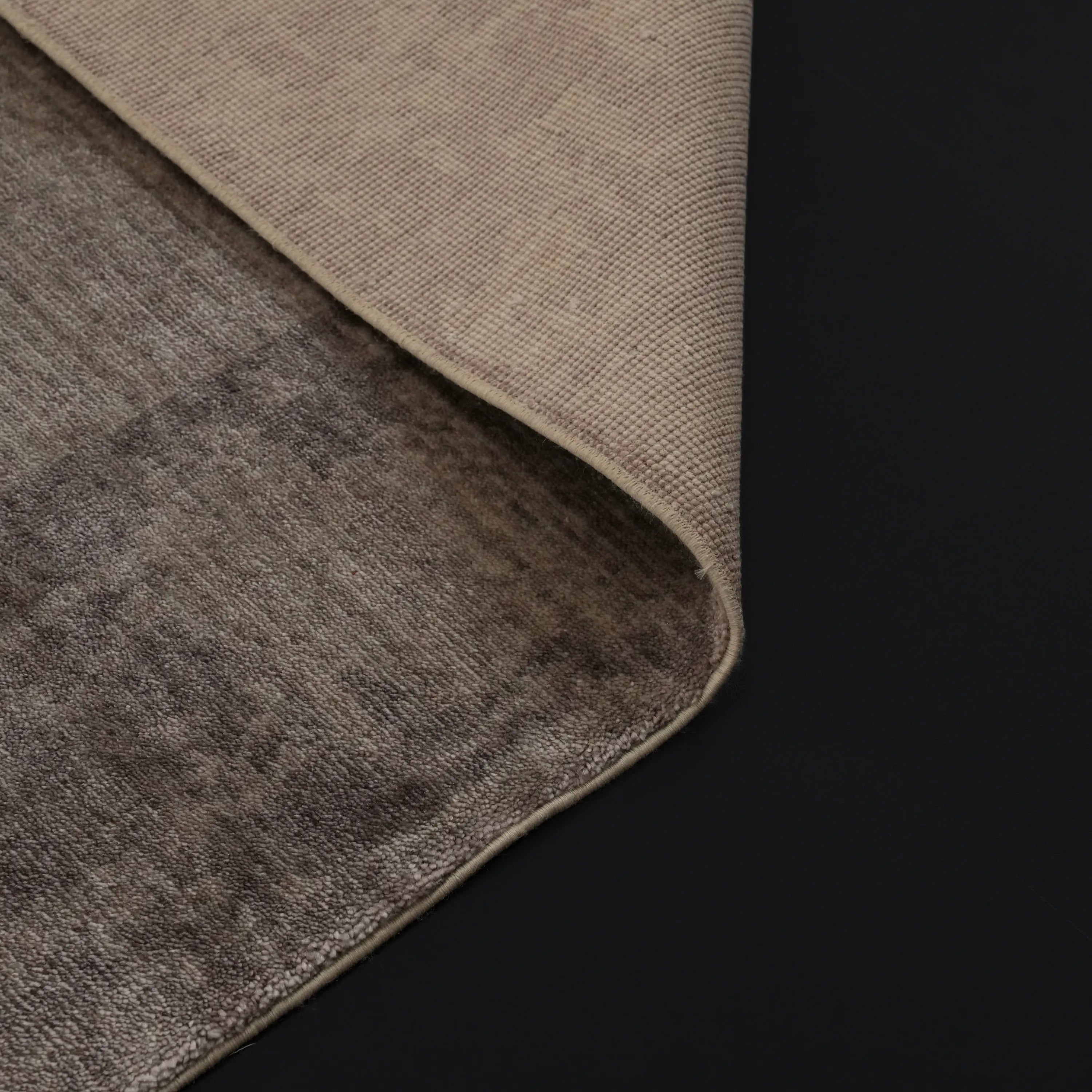 Zima Series Abstract Patterned Beige Loomed Rug