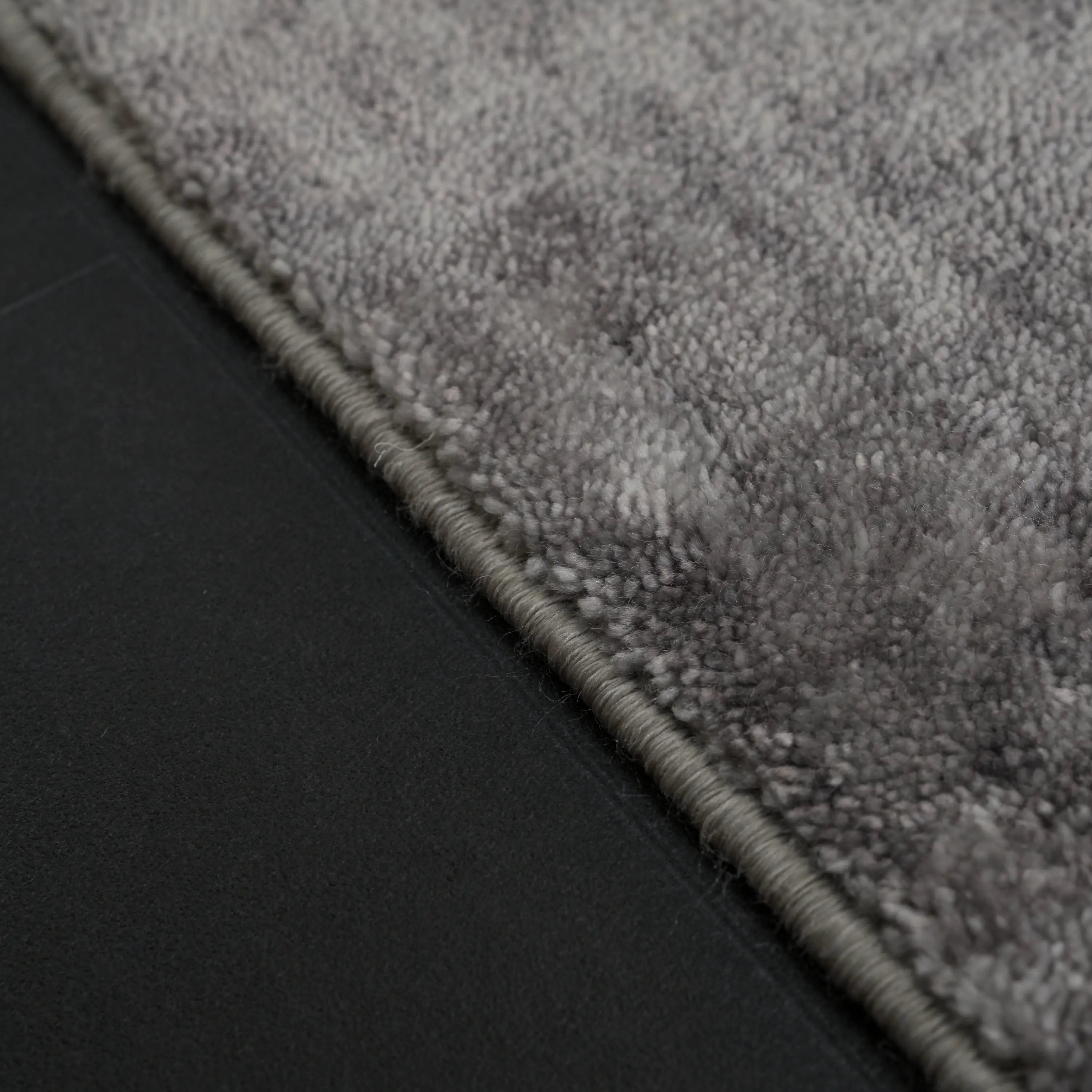 Zima Serisi Soyut Desenli Gri Tezgah Dokuma Halı