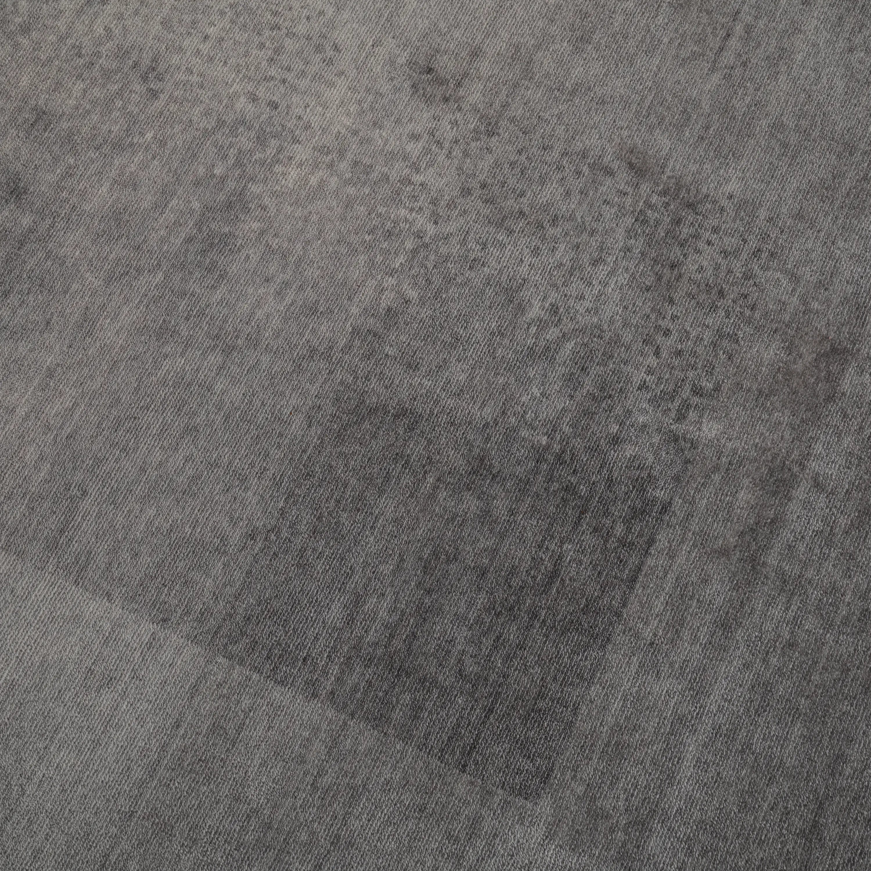 Zima Serisi Soyut Desenli Gri Tezgah Dokuma Halı