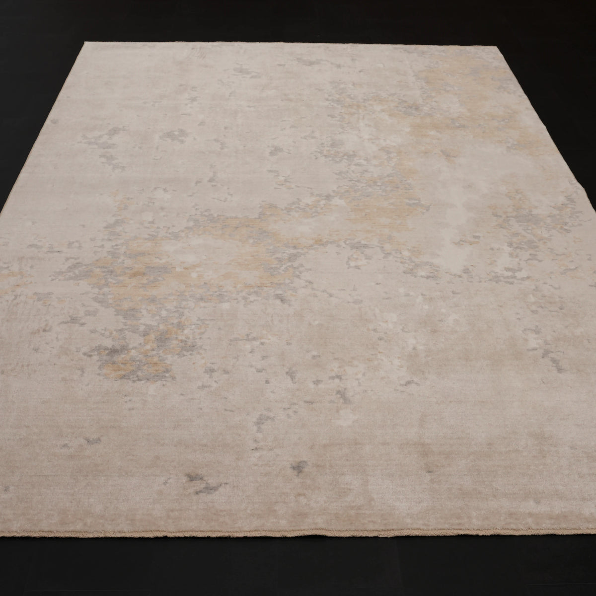 Zima Serisi Soyut Desenli Vizon Tezgah Dokuma Doğal Halı — 200x300 cm