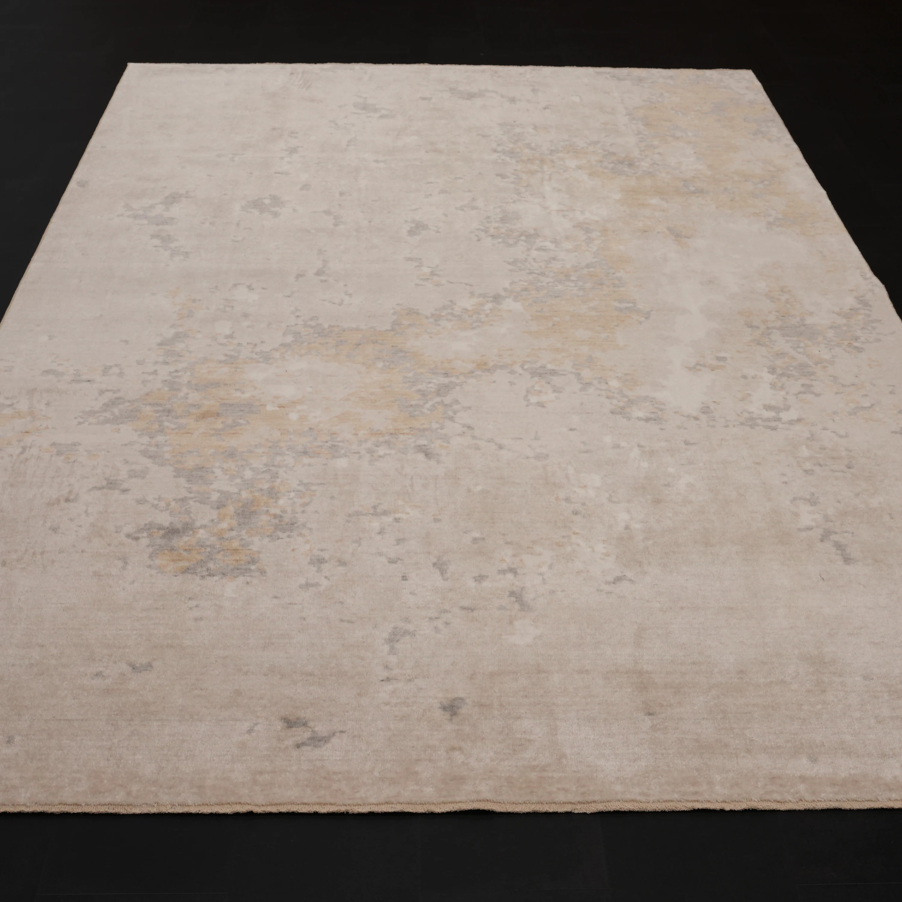 Zima Serisi Soyut Desenli Vizon Tezgah Dokuma Doğal Halı