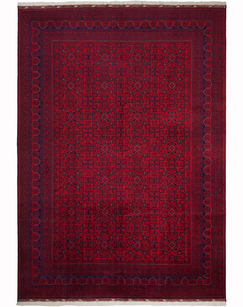 Büyük boyut el dokuma Afgan halısı.