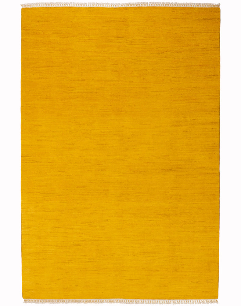 Sarı, düz, el işçiliğiyle dokunan yüksek kalitesi.