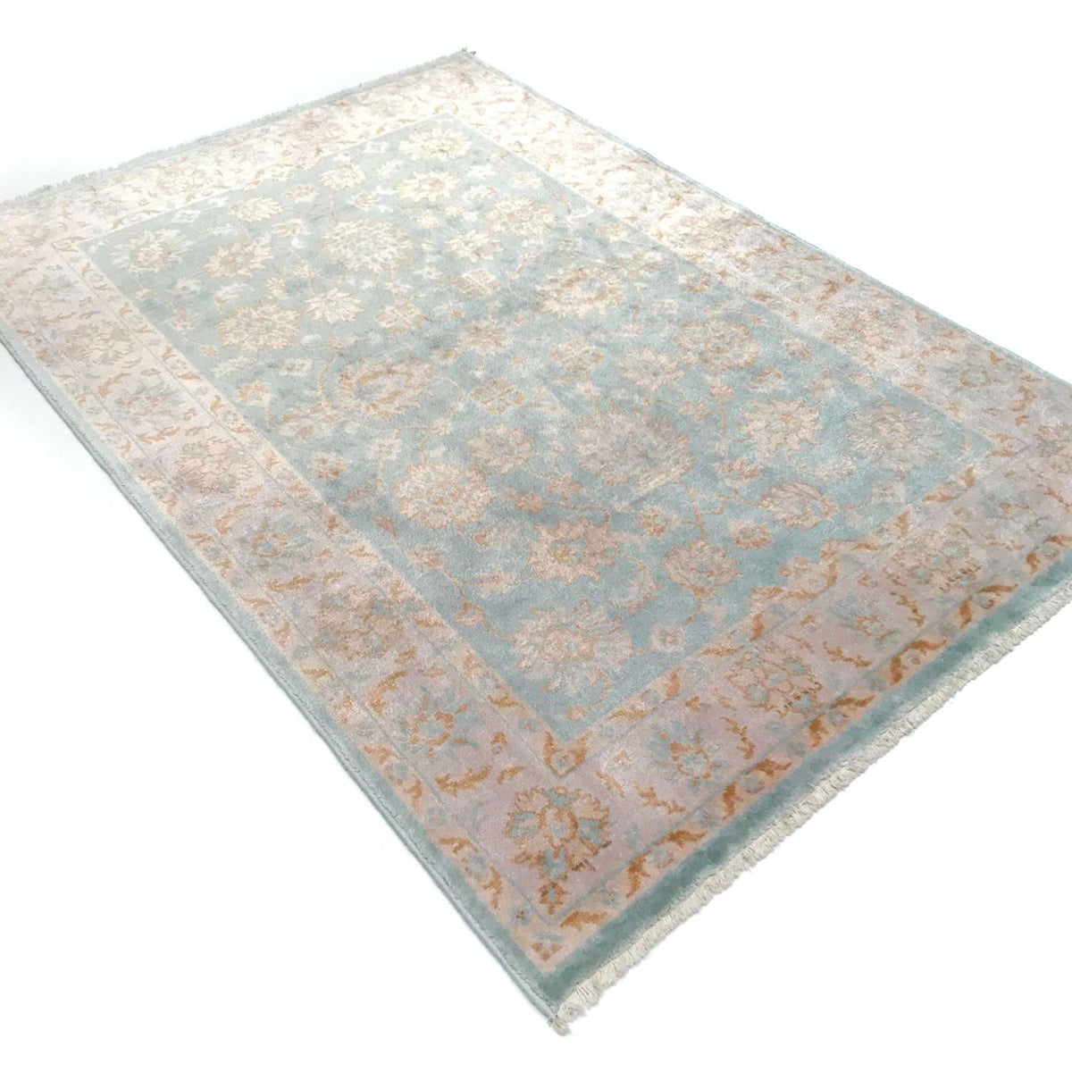 Çerçeve Desenli Tezgah Dokuma Halı — 80x140 cm