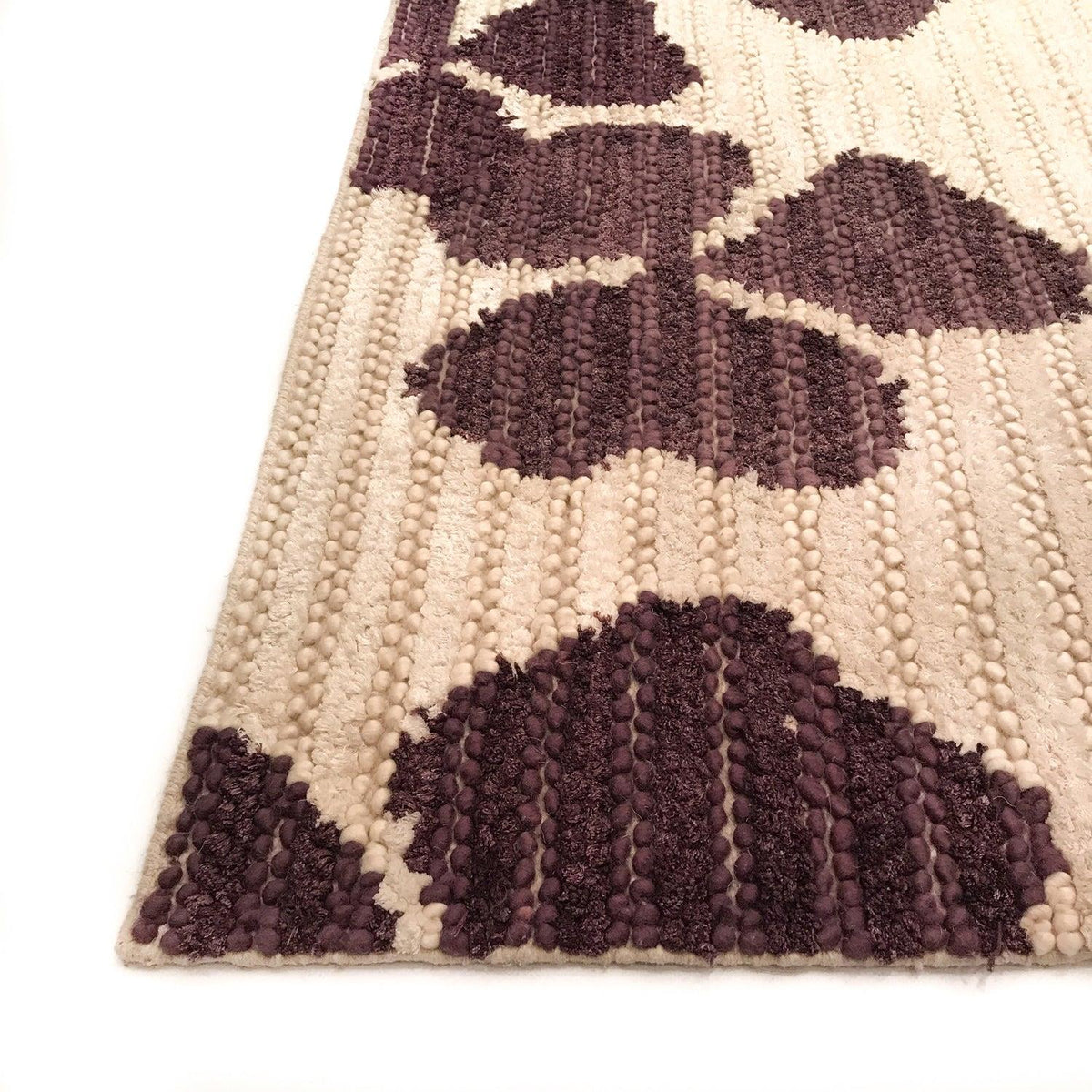 Hand Woven Carpet with Floral Pattern