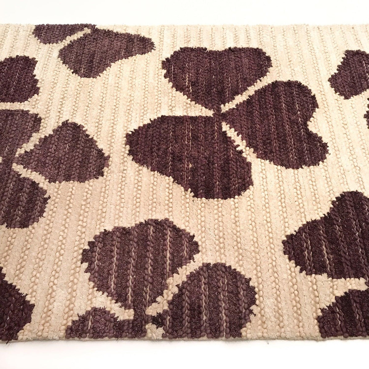 Hand Woven Carpet with Floral Pattern