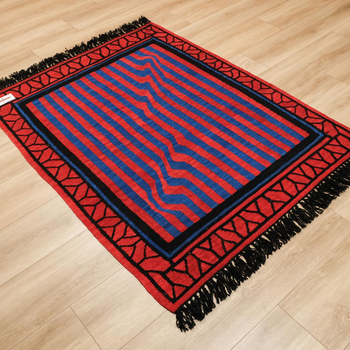Striped Patterned Hand Woven Rug