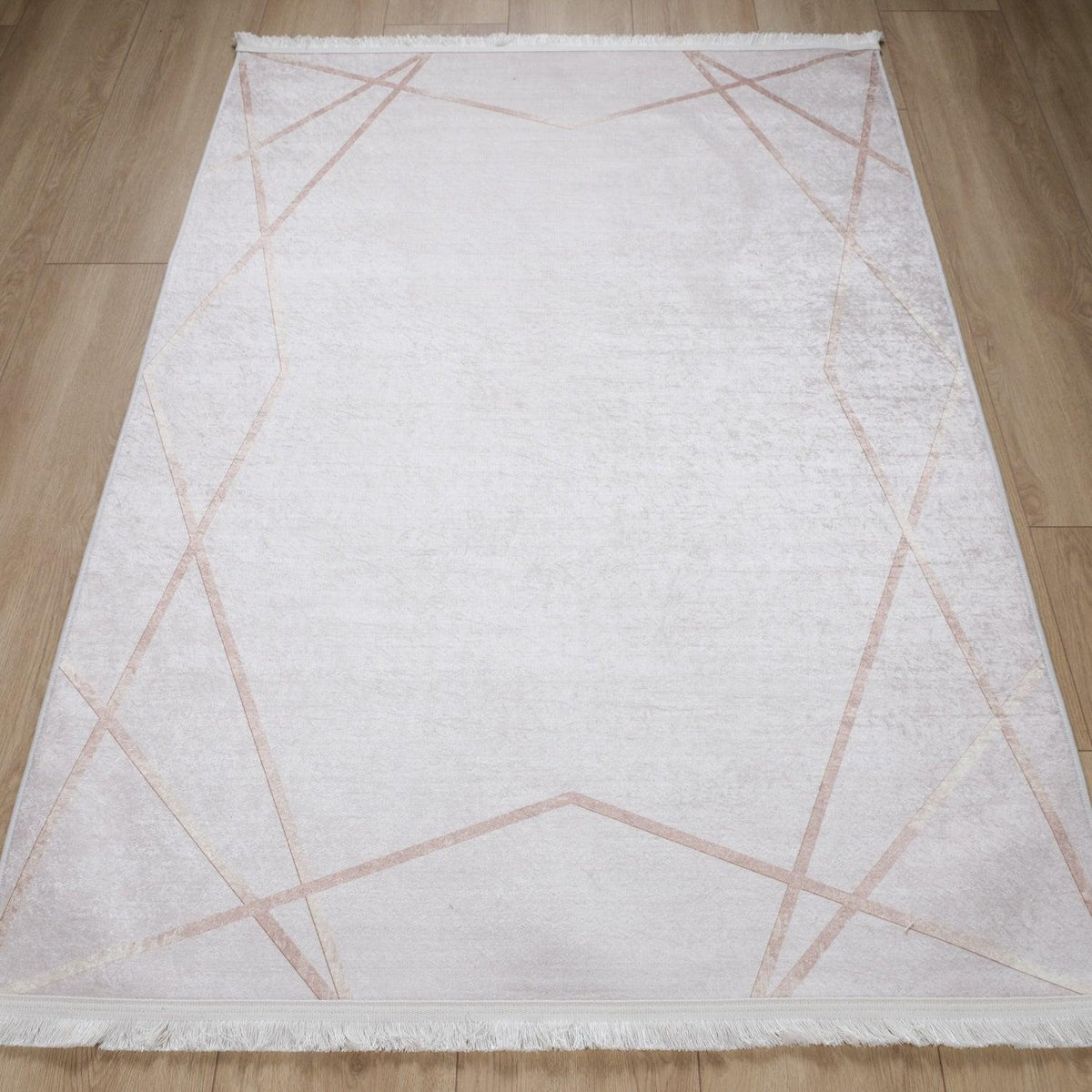 Geometrik Desenli Dijital Baskı Halı — 120x180 cm