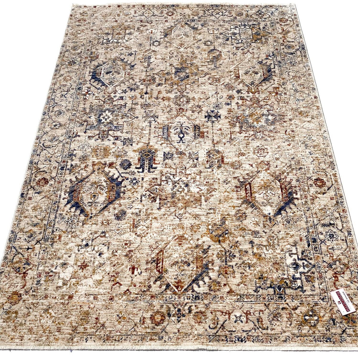 Altay Serisi Vintage Desenli Makine Dokuma Halı — 130x190 cm
