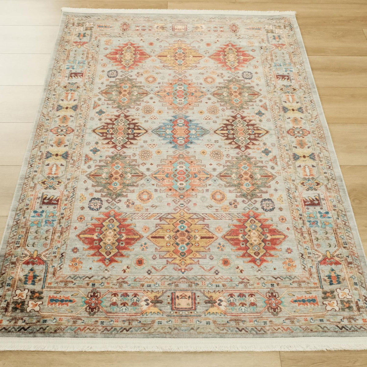 Kehribar Serisi Anadolu Desenli Makine Dokuma Klasik Tasarım Halı — 80x150, 120x180, 80x300, 160x230 cm