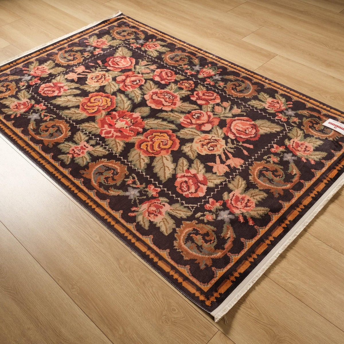 Kehribar Serisi Makine Dokuma Karabağ Desenli Rengarenk Sentetik Halı, 80x150 – 200x290 cm — Halıcızade