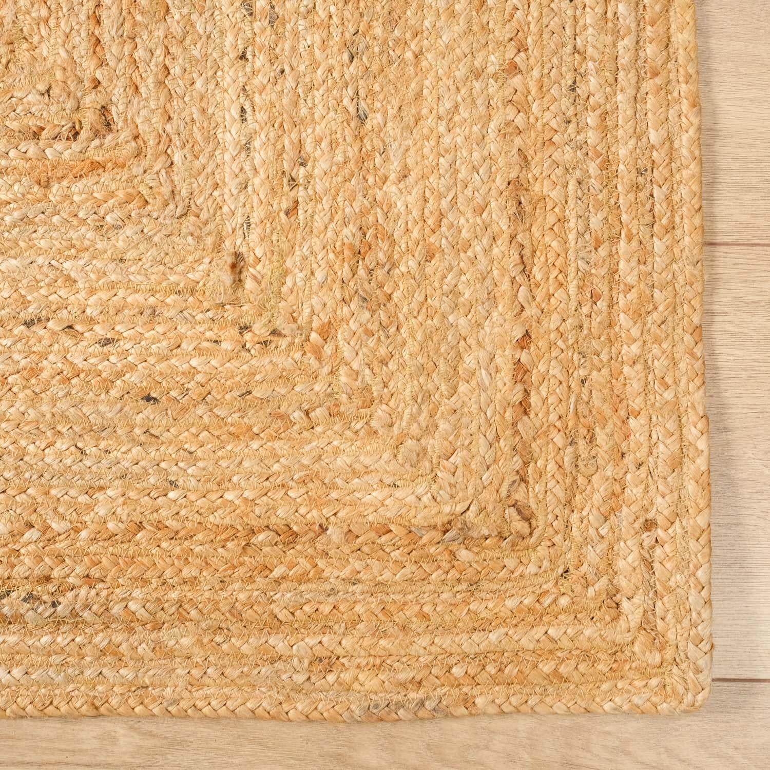 Eco Carpet Echo Jute Plain Patterned Hand Woven Carpet