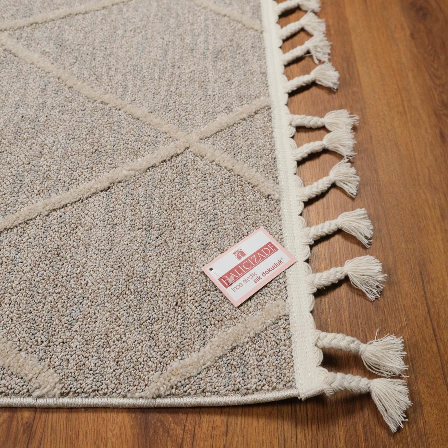 Etna Series Scandinavian Patterned Machine Woven Carpet