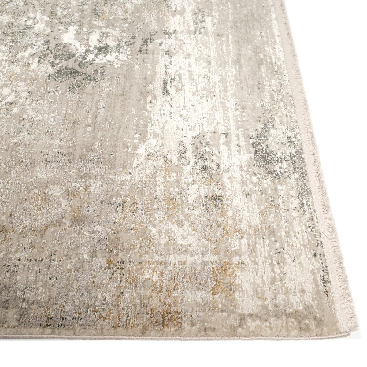 Eco Carpet Fresco Flower Patterned Machine Woven Carpet