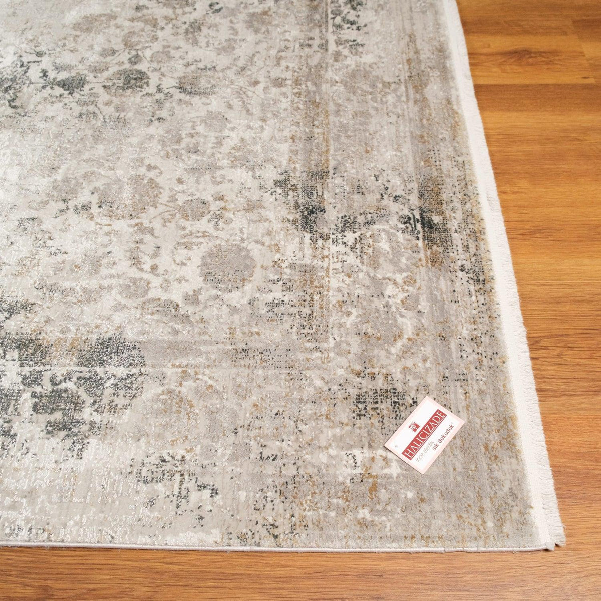 Eco Carpet Fresco Flower Patterned Machine Woven Carpet
