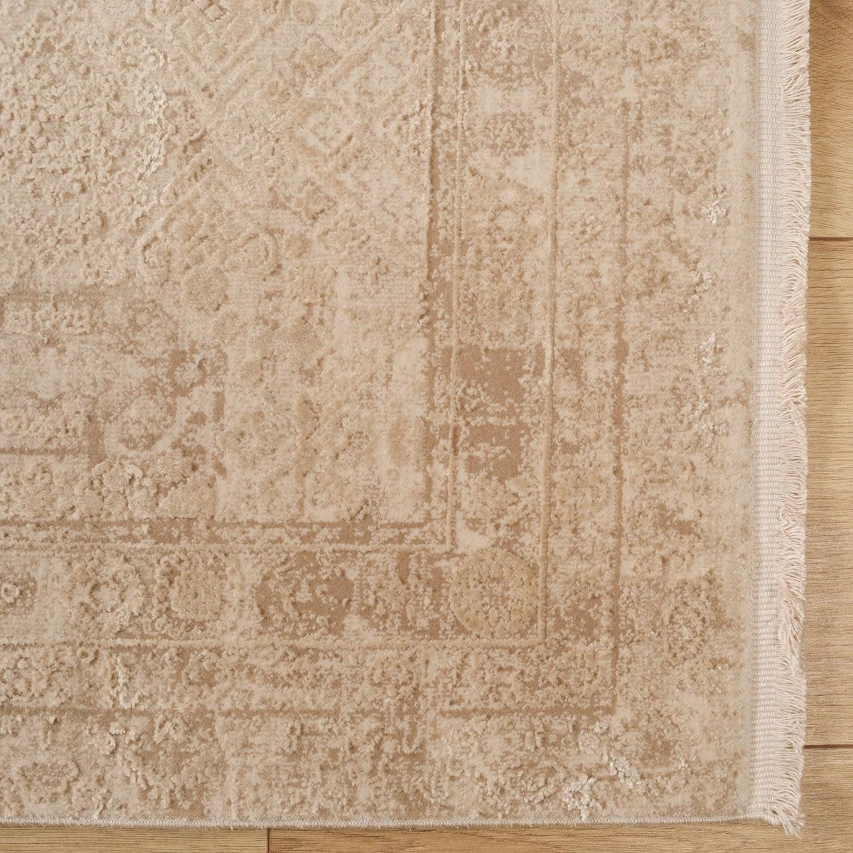Fresco Serisi Çiçek Desenli Makine Dokuma Halı — salon halısı