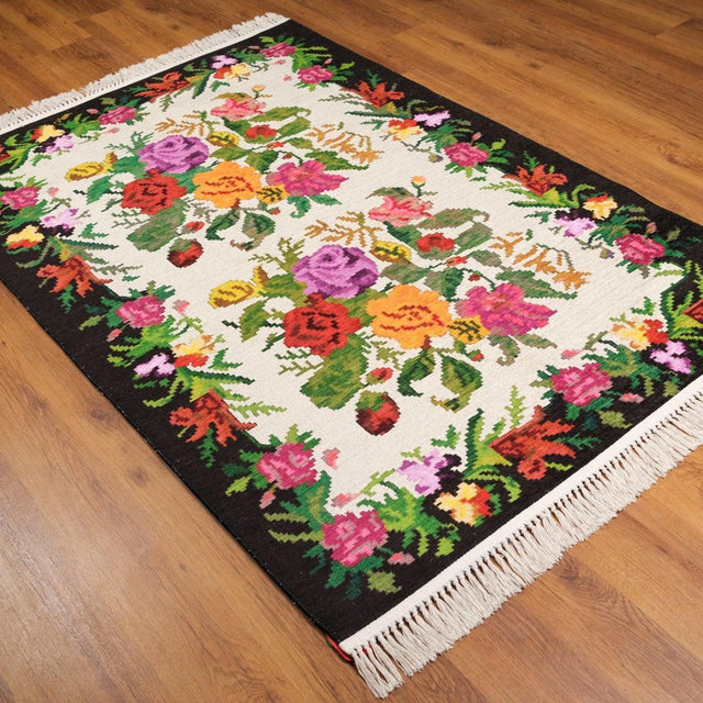 Multicolor Karabagh-Pattern Digital-Print Rug, Kehribar Series, 75×150 – 155×230 cm Halıcızade