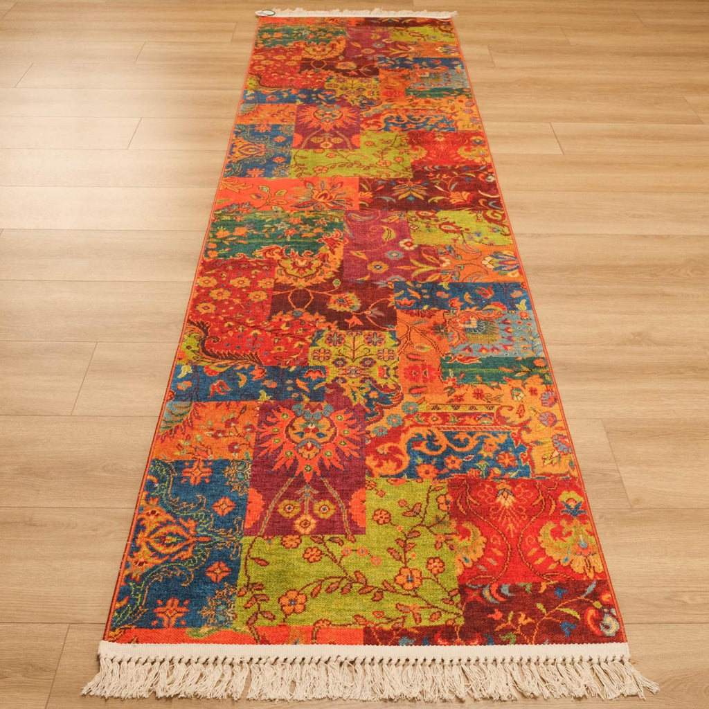 Eko Halı Luna Patchwork Desenli Dijital Baskı Halı