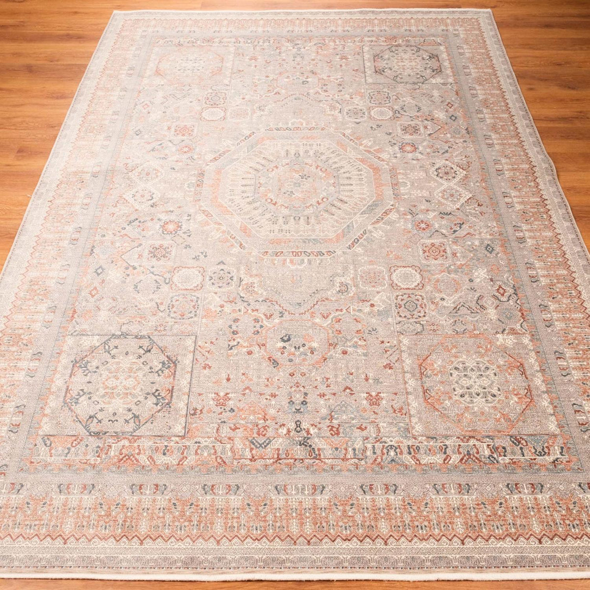 Andes Serisi Vintage Desenli Makine Dokuma Halı — 200x300, 240x340 cm
