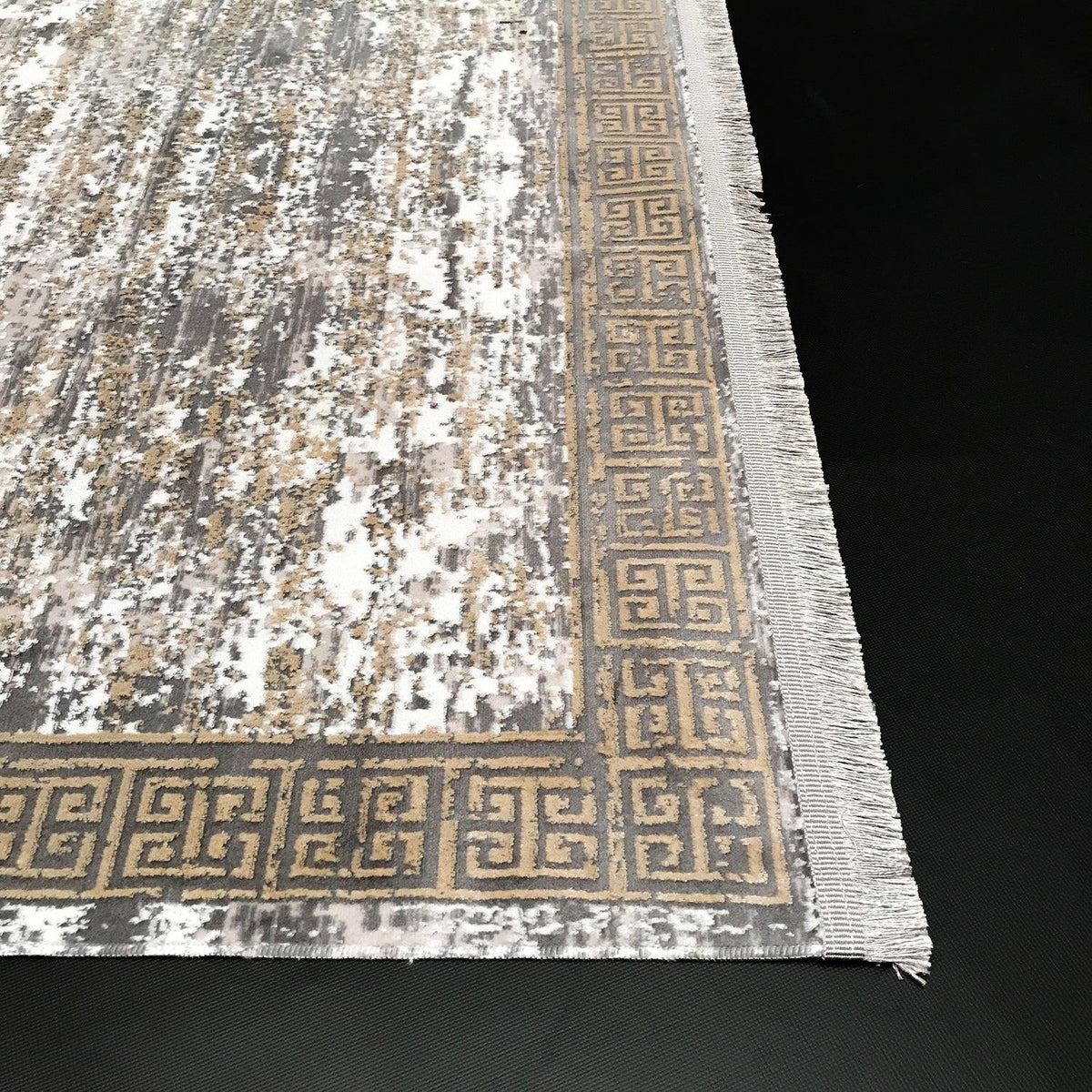 Eco Carpet Sateen Frame Patterned Machine Woven Carpet