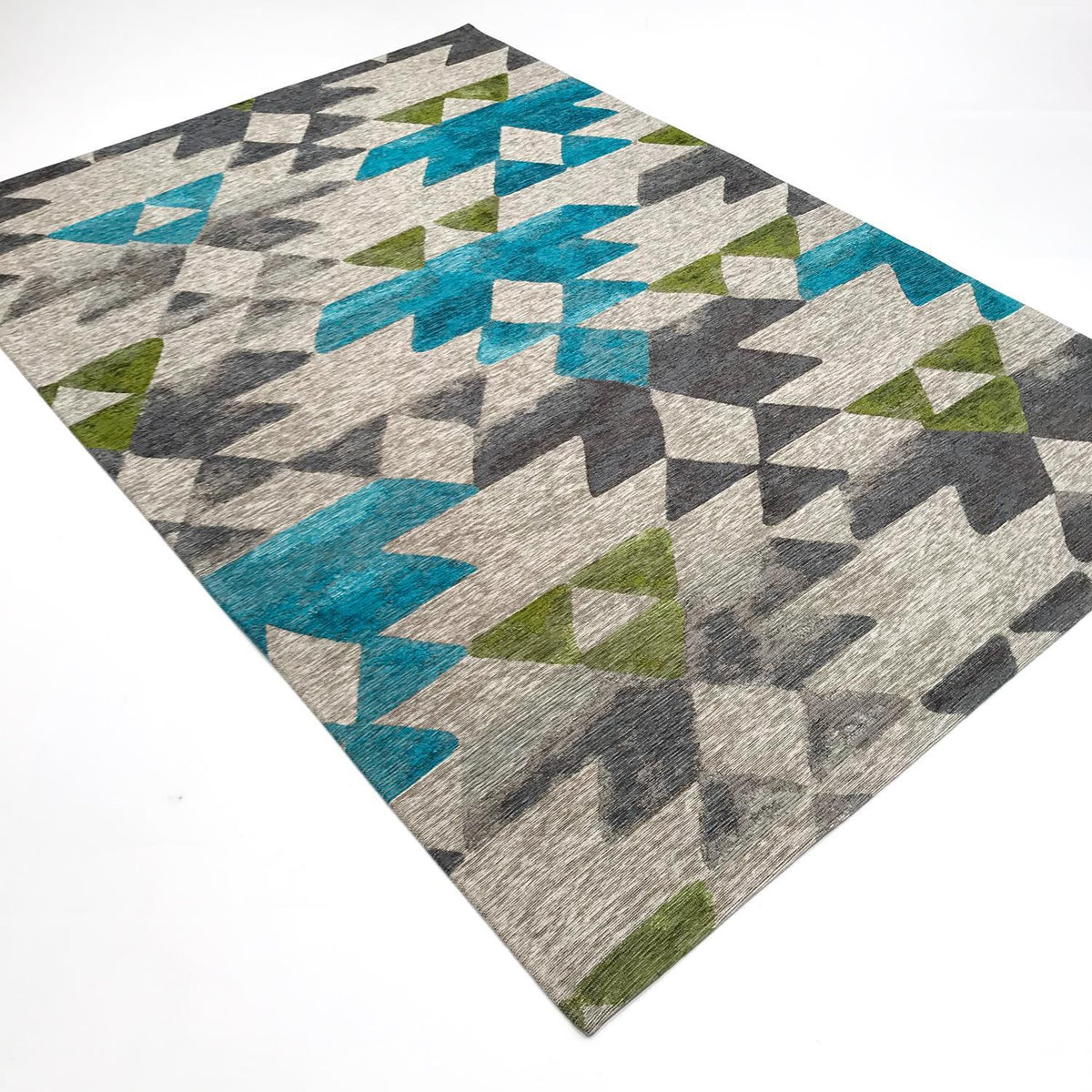 Smart Serisi Geometrik Desenli Makine Dokuma Halı — 120x180 cm