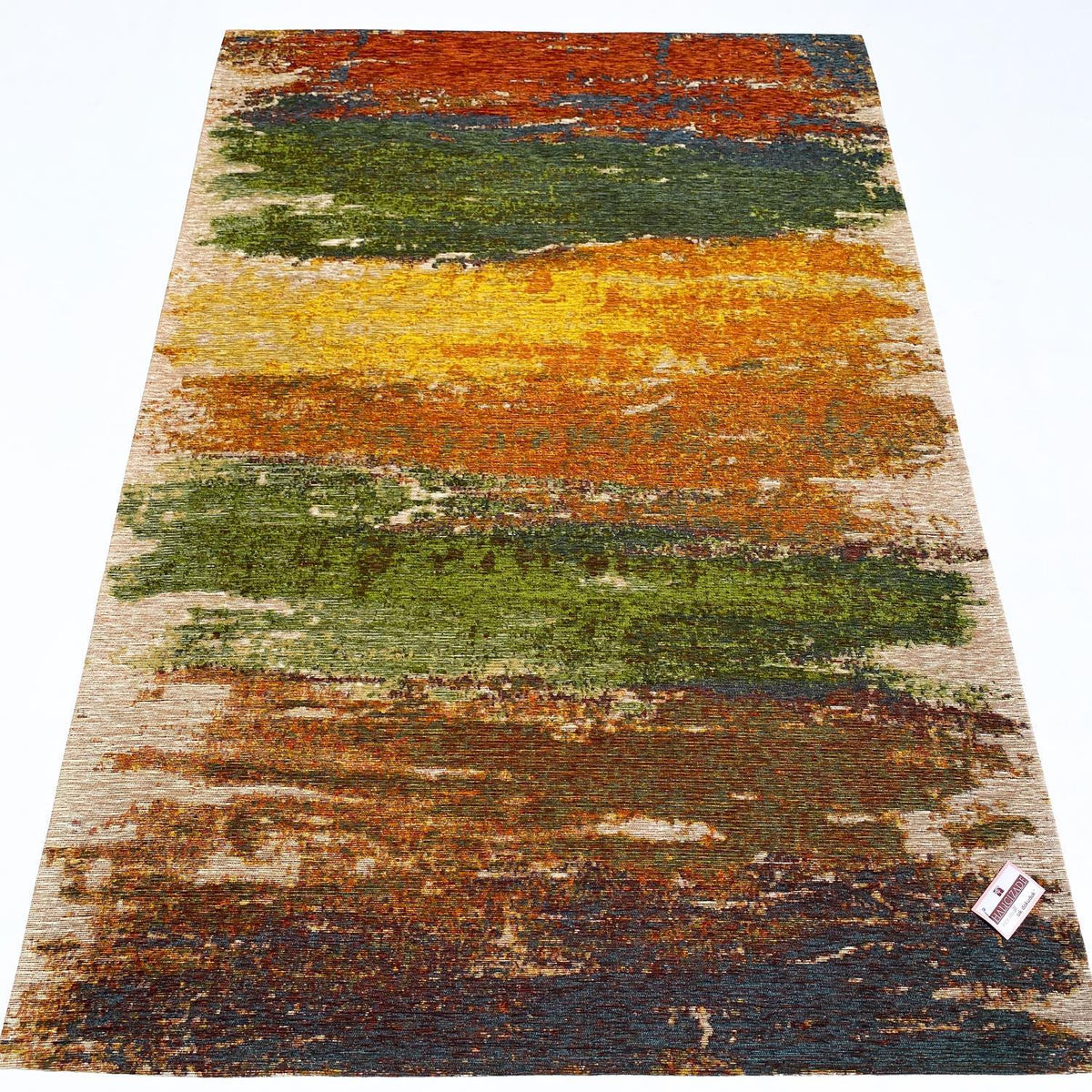 Eco Carpet Smart Abstract Patterned Machine Woven Carpet