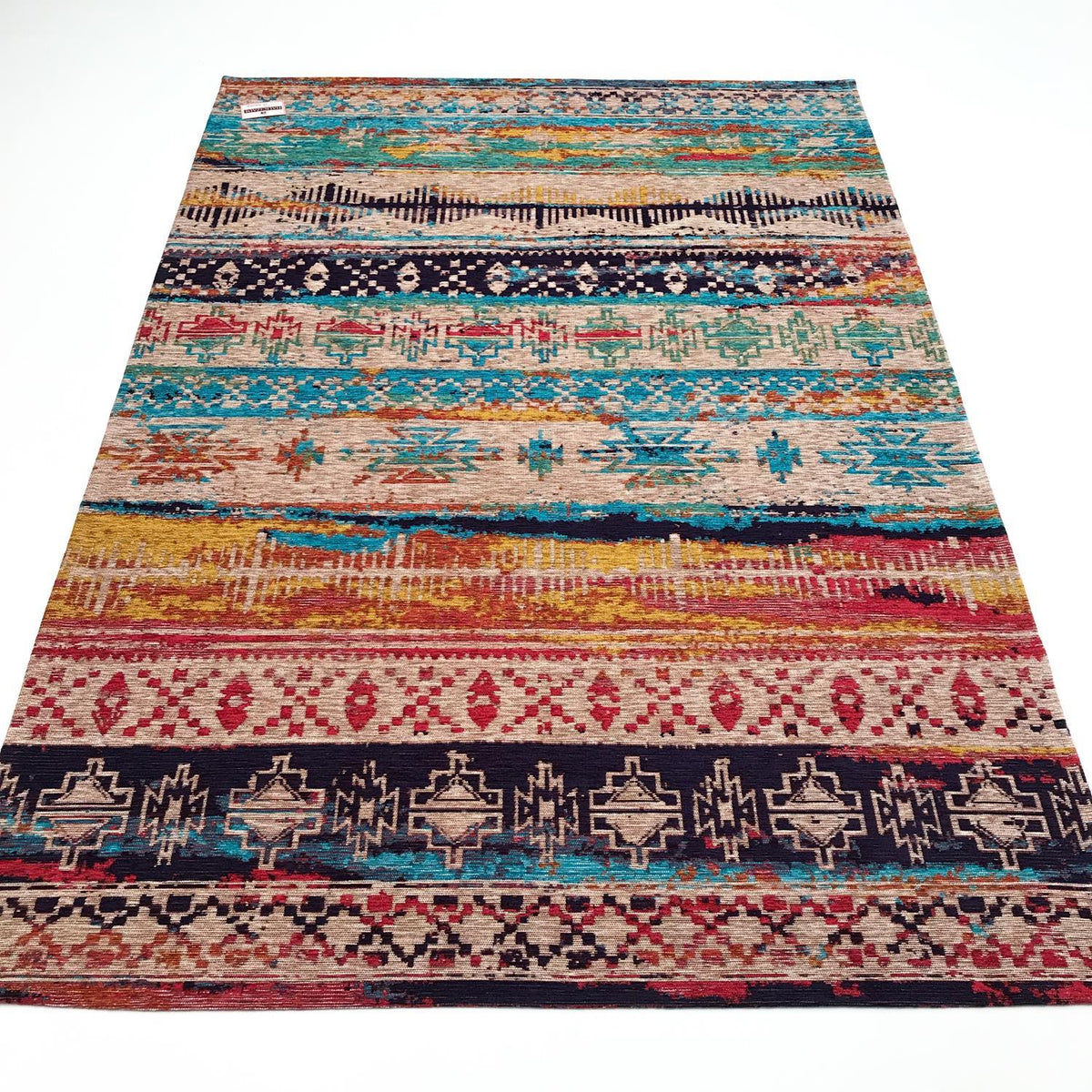 Smart Serisi Soyut Desenli Makine Dokuma Halı — 120x180 cm