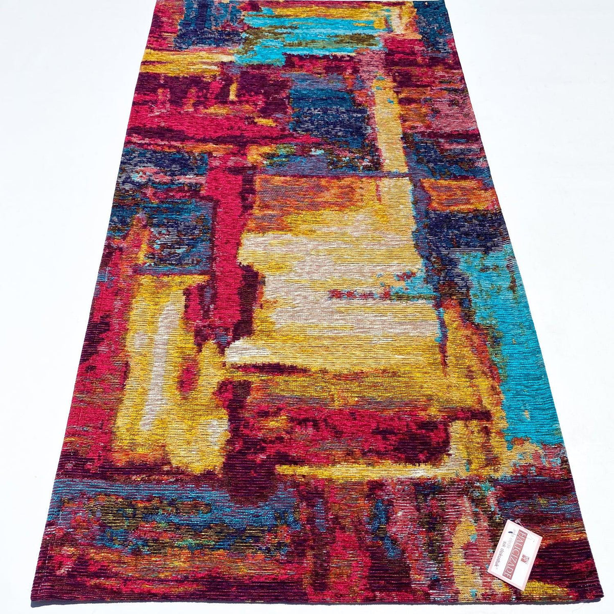 Eco Carpet Smart Abstract Patterned Machine Woven Carpet