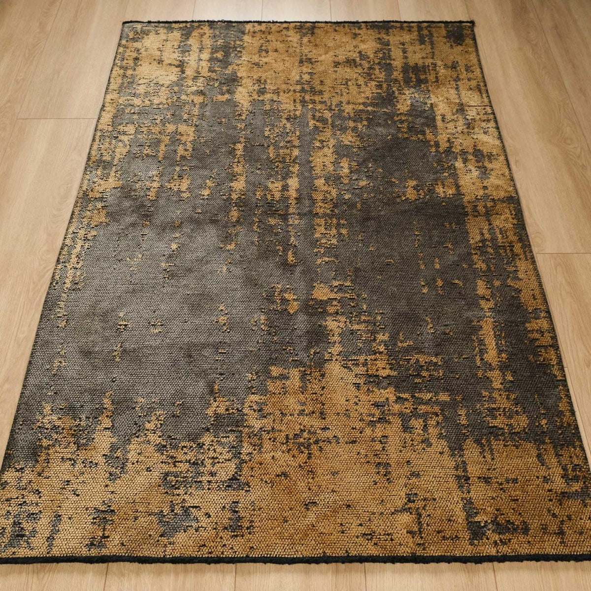 Eko Halı Tribal Soyut Desenli Makine Dokuma Halı