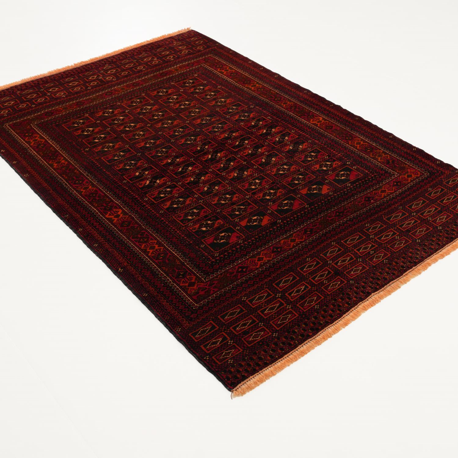 El Dokuma Afgan Desenli 70+ Yaş Belüç Herat Halısı