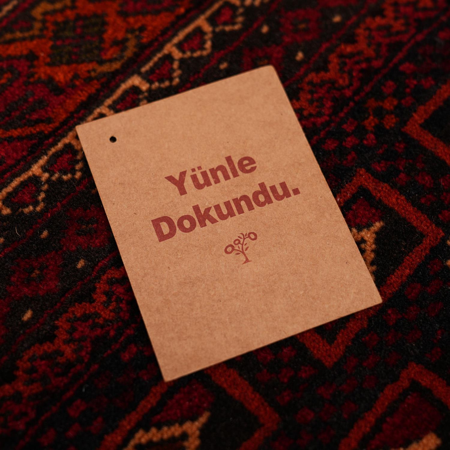 El Dokuma Afgan Desenli 70+ Yaş Belüç Herat Halısı