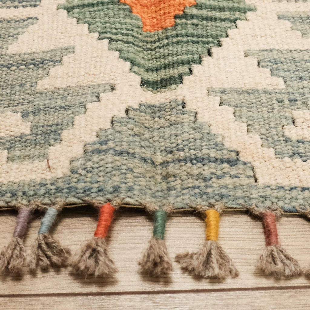 El Dokuma Çok Renkli Yün Anadolu Kilim