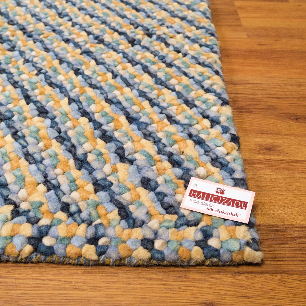 Geometric Patterned Hand Woven Carpet
