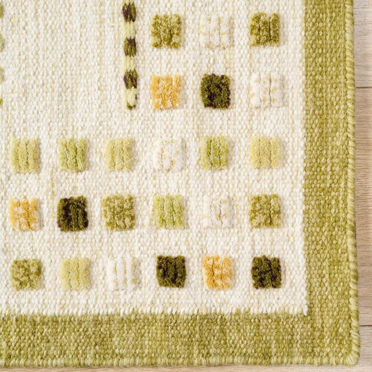 Geometric Patterned Hand Woven Rug