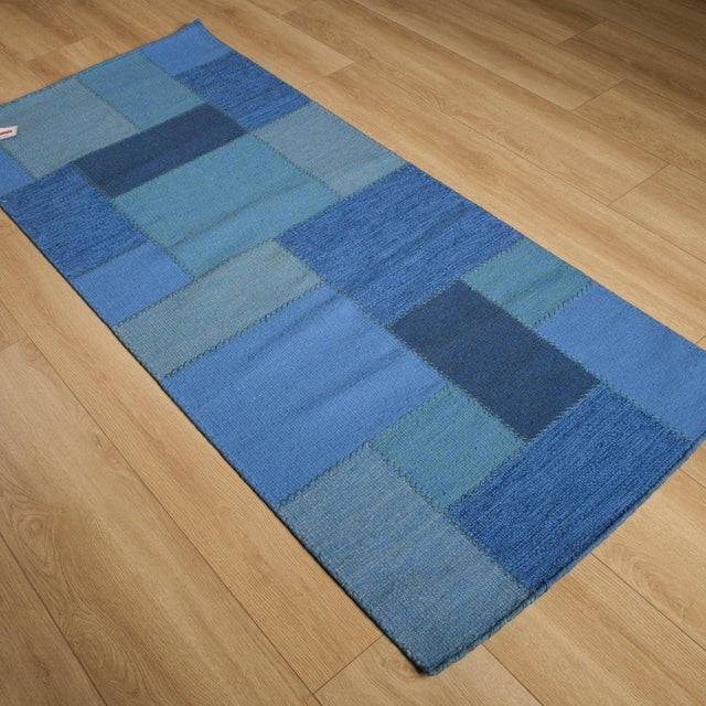 Geometrik Desenli El Dokuma Kilim, 80×200 – 80×300 cm Translation missing: tr.hz.card.alt_brand
