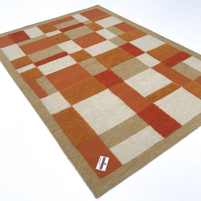 Geometrik Desenli El Dokuma Kilim, 140×200 cm Translation missing: tr.hz.card.alt_brand