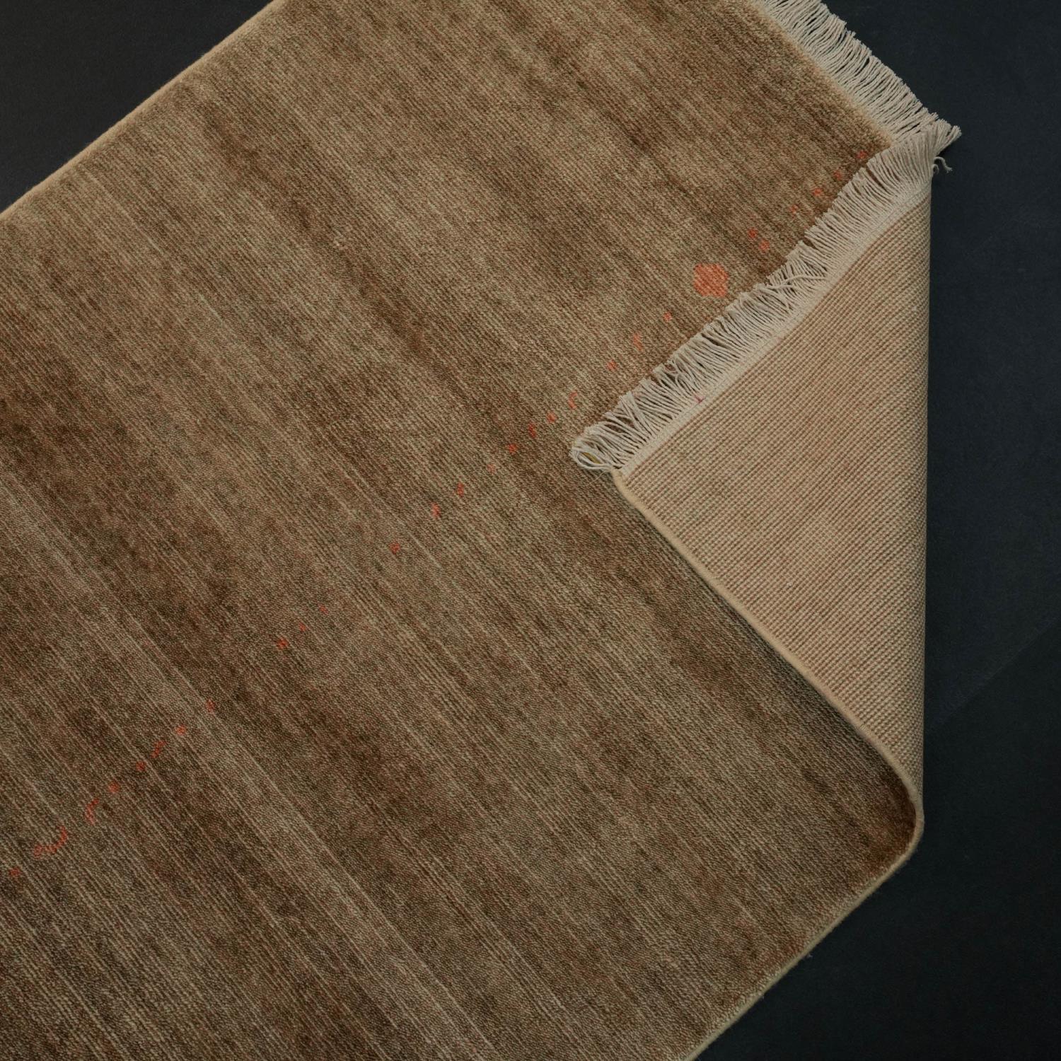 Khaki Green Tencel Loom-Woven Double Prayer Rug