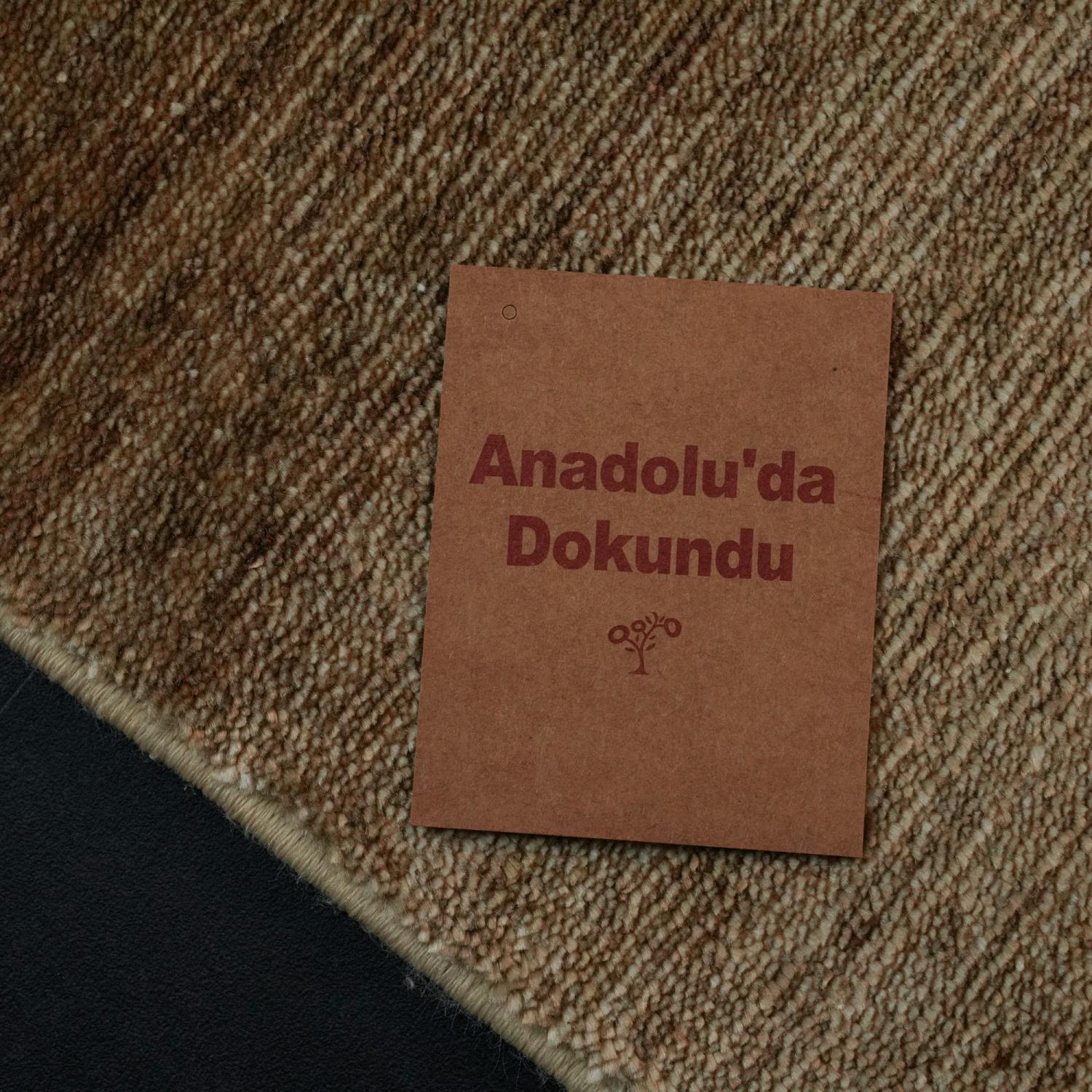 Khaki Green Tencel Loom-Woven Double Prayer Rug