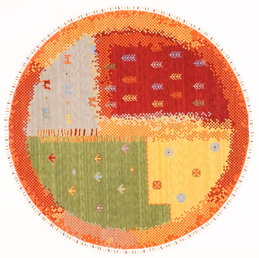 Bakanlara mutluluk veren halının yuvarlağı.