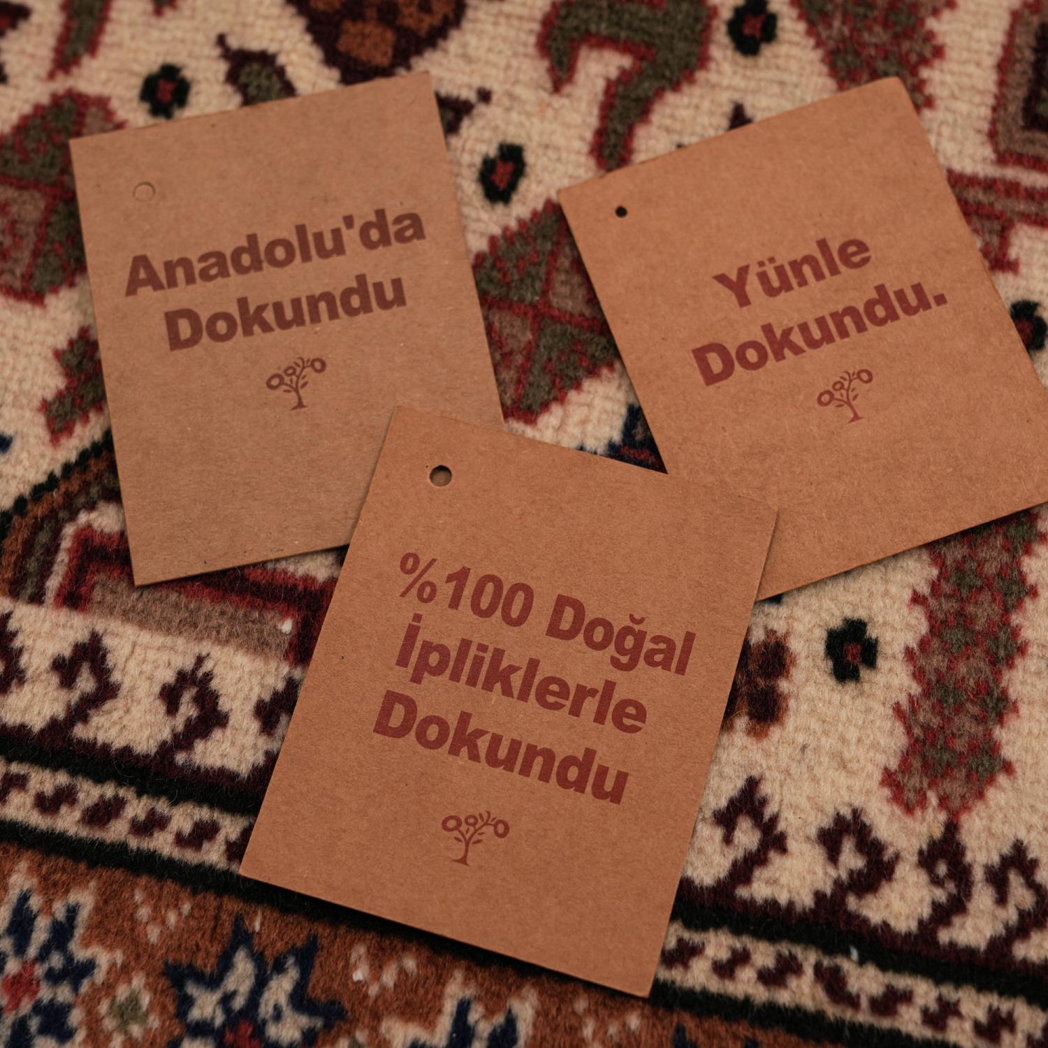 İkinci El Anadolu Desenli El Dokuma Bünyan Halı