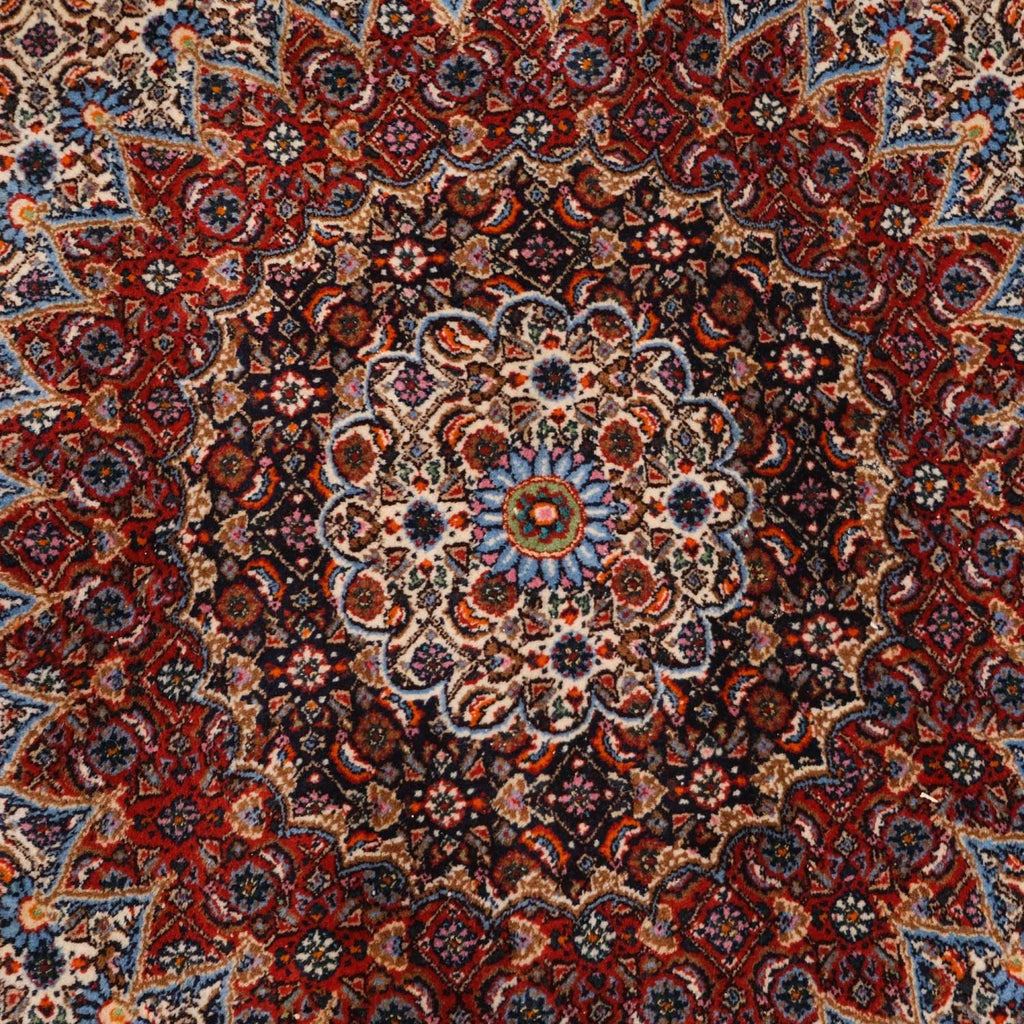 İkinci El Çerçeve Desenli İran Bijar El Dokuma Halı