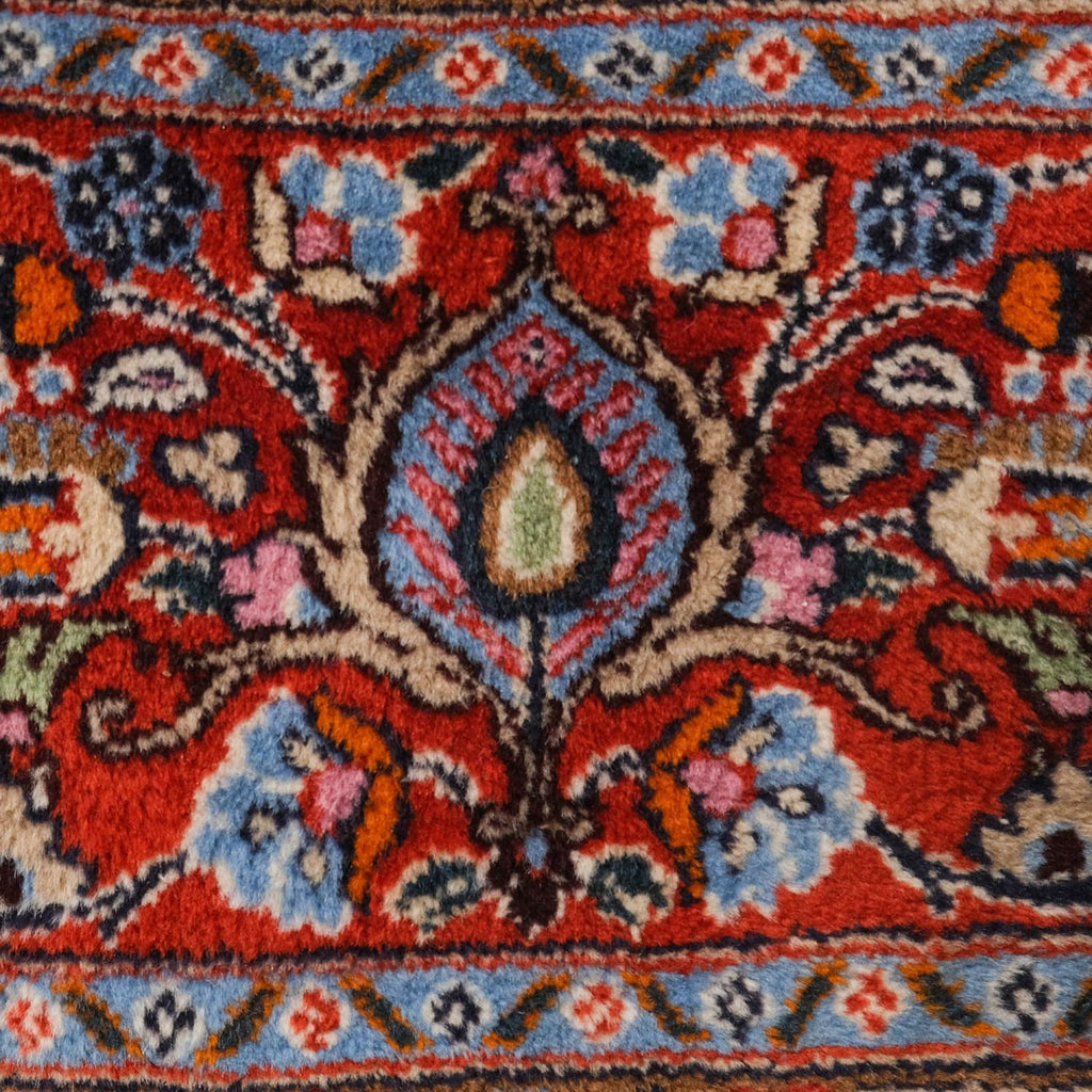 İkinci El Çerçeve Desenli İran Bijar El Dokuma Halı