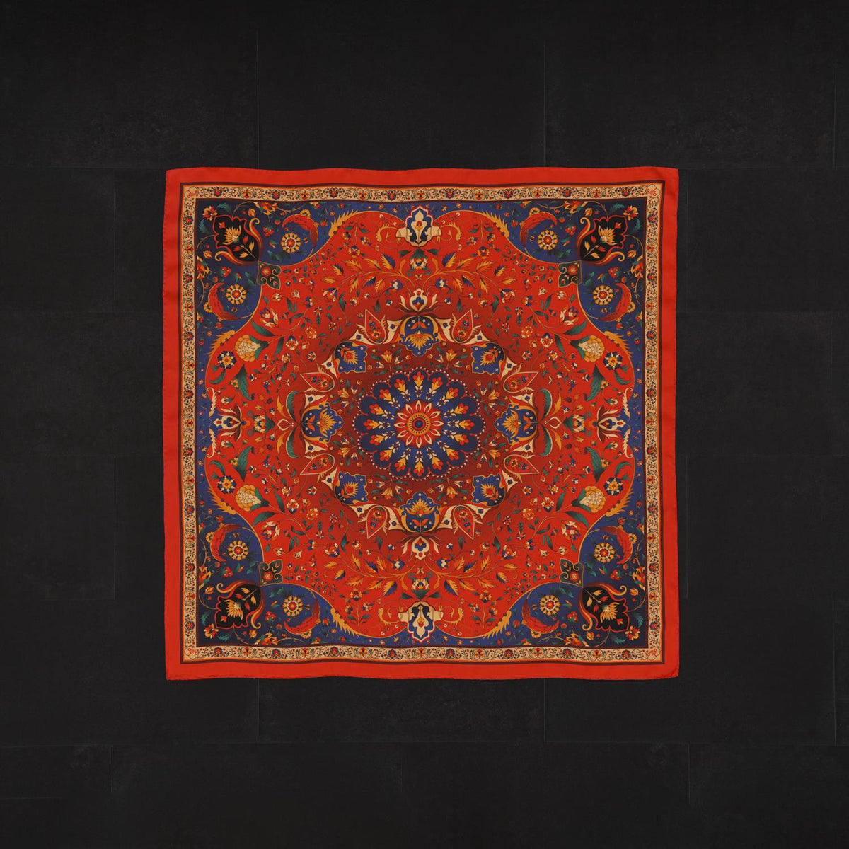 İpek Şal Eşarp Bahtiyari Motif