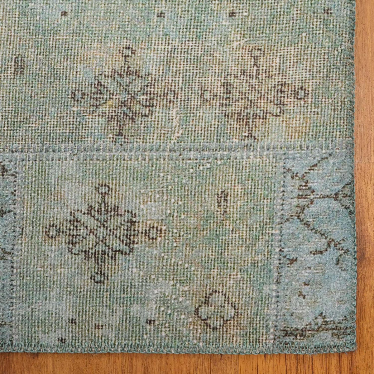 Patchwork Patterned Digital Printed Carpet