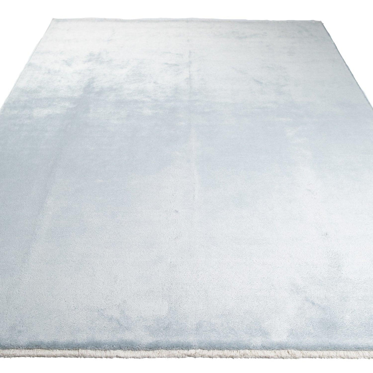 Tezgah Dokuma Sade Desenli Turkuaz Halı — 160x230, 200x300 cm