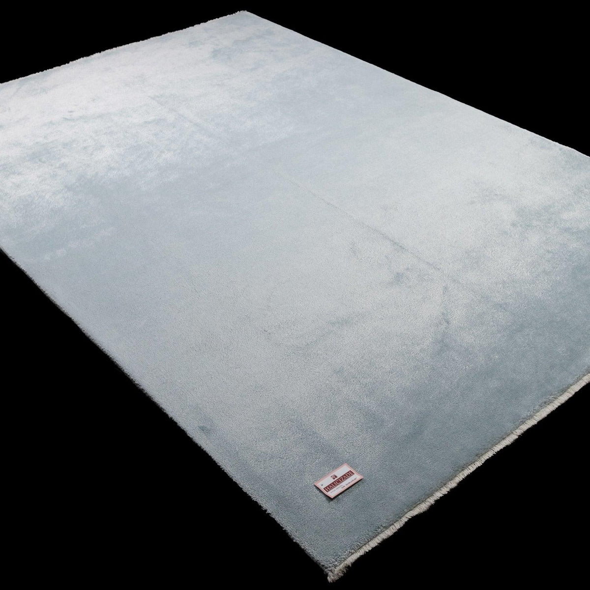 Tezgah Dokuma Sade Desenli Turkuaz Halı, 160x230 – 200x300 cm — Halıcızade