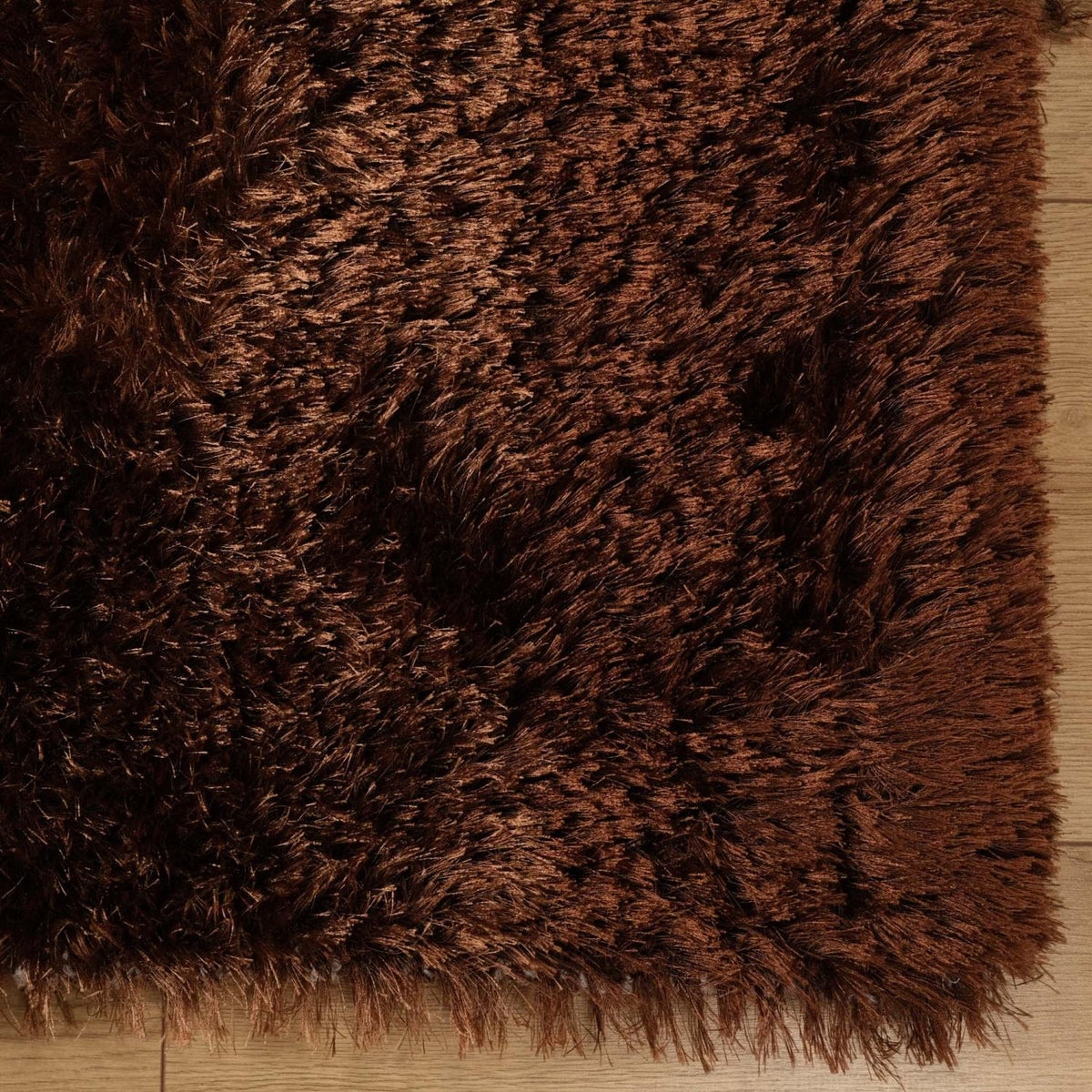 Shaggy Series Simple Patterned Hand-Woven Carpet