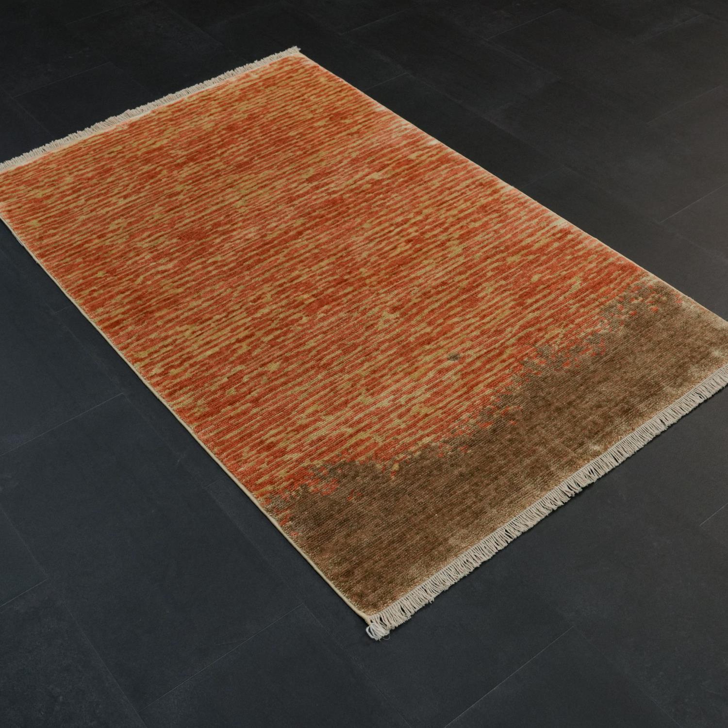 Terra Tencel Loom Woven Prayer Rug Side by Side