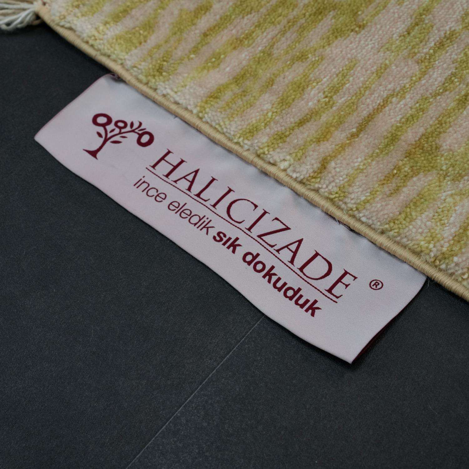 Green Tencel Loom-Woven Double Prayer Rug