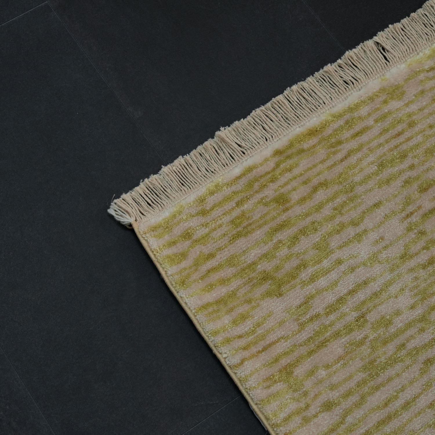 Green Tencel Loom-Woven Double Prayer Rug